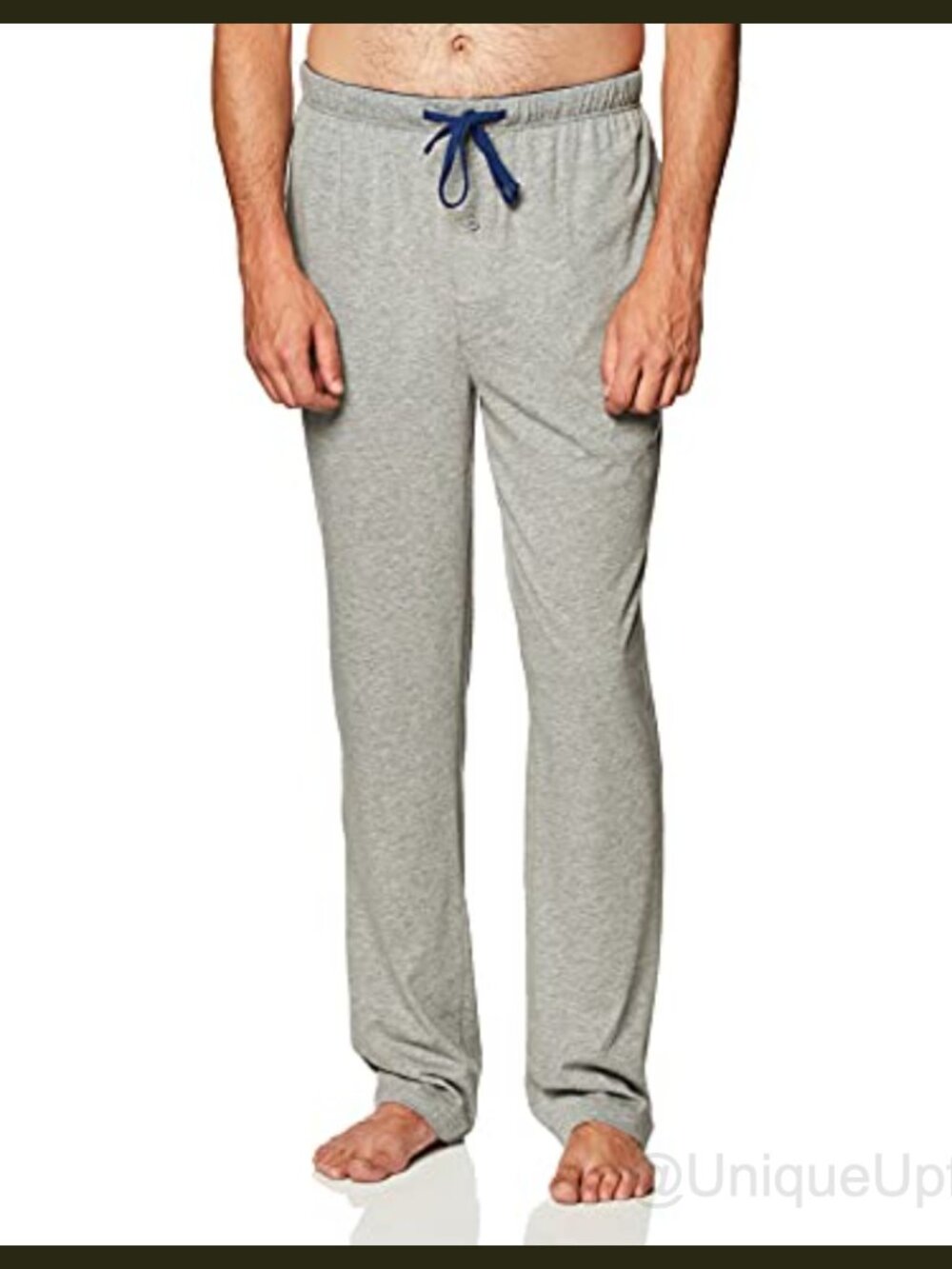 Hanes Men's Cotton Blend Knit Sleep Pant Pockets Drawstring Lounging